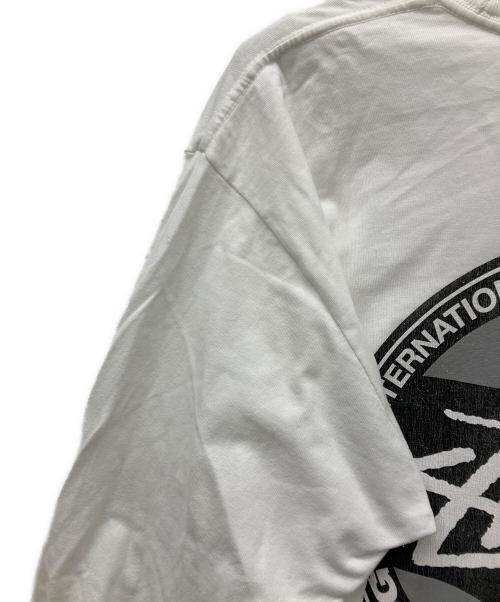 stussy（ステューシー）stussy (ステューシー) COMME des GARCONS (コムデギャルソン) 長袖Tシャツ ホワイト サイズ:Lの古着・服飾アイテム