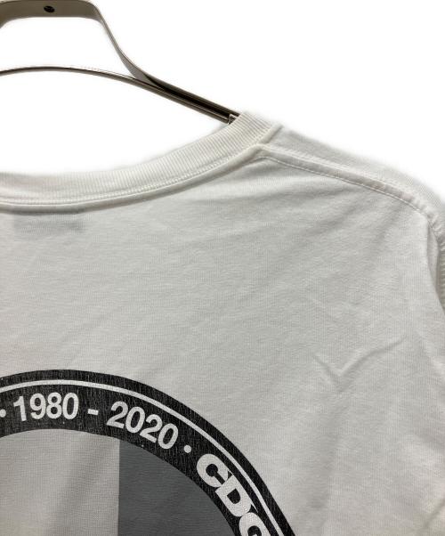 stussy（ステューシー）stussy (ステューシー) COMME des GARCONS (コムデギャルソン) 長袖Tシャツ ホワイト サイズ:Lの古着・服飾アイテム