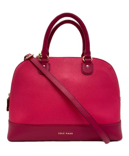 COLE HAAN（コールハーン）COLE HAAN (コールハーン) 2WAYショルダーバッグ ショッキングピンクの古着・服飾アイテム