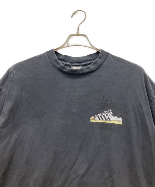 stussy（ステューシー）stussy (ステューシー) 半袖カットソー ブラック サイズ:XLの古着・服飾アイテム
