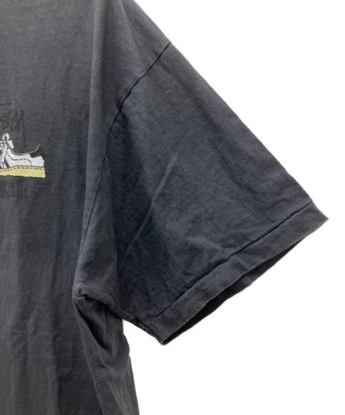 stussy（ステューシー）stussy (ステューシー) 半袖カットソー ブラック サイズ:XLの古着・服飾アイテム