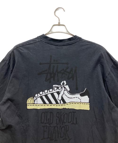 stussy（ステューシー）stussy (ステューシー) 半袖カットソー ブラック サイズ:XLの古着・服飾アイテム