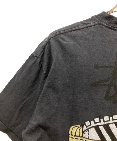 stussy（ステューシー）stussy (ステューシー) 半袖カットソー ブラック サイズ:XLの古着・服飾アイテム
