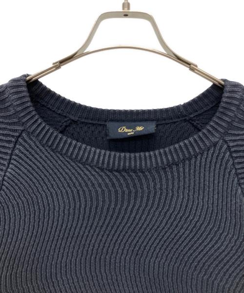 Dime MTL（ダイム・モントリオール）Dime MTL (ダイム・モントリオール) 厚手ニット ネイビー サイズ:Mの古着・服飾アイテム