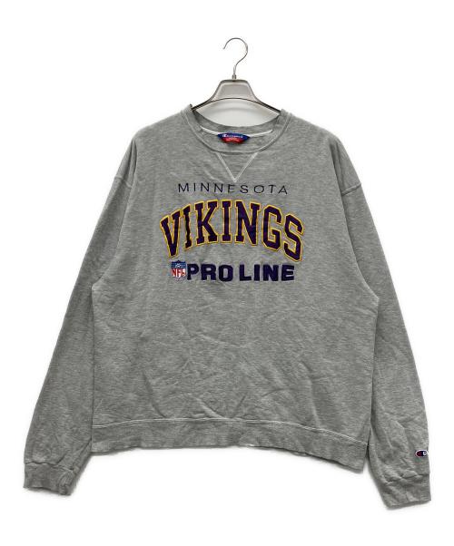 Champion（チャンピオン）Champion (チャンピオン) ボートネックスウェット グレー サイズ:XLの古着・服飾アイテム