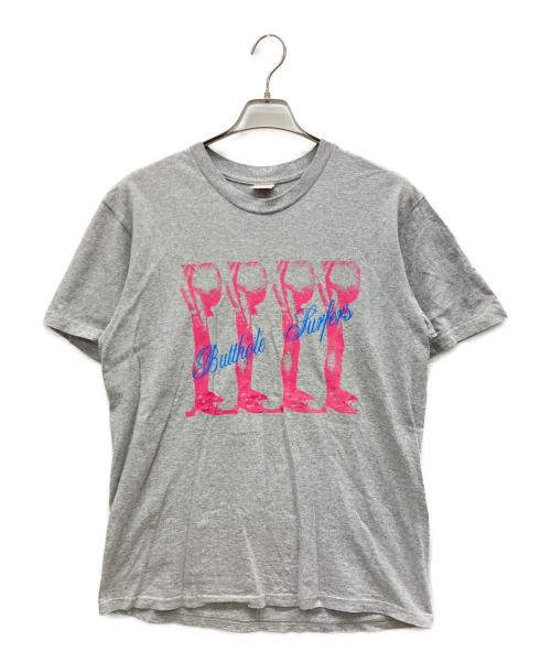 SUPREME（シュプリーム）SUPREME (シュプリーム) Butthole Surfers (バットホール・サーファーズ) 半袖カットソー グレー サイズ:Mの古着・服飾アイテム