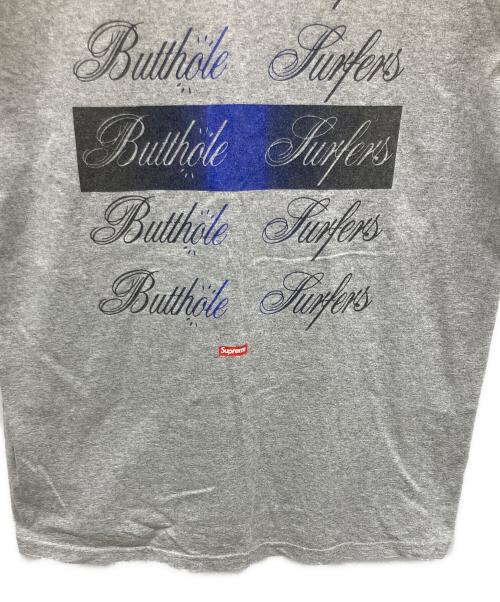SUPREME（シュプリーム）SUPREME (シュプリーム) Butthole Surfers (バットホール・サーファーズ) 半袖カットソー グレー サイズ:Mの古着・服飾アイテム