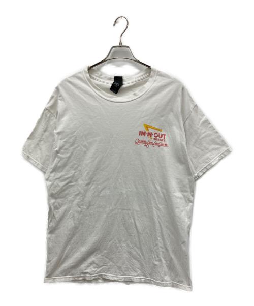 Hanes BEEFY（ヘインズビーフィー）Hanes BEEFY (ヘインズビーフィー) 半袖カットソー ホワイト サイズ:XLの古着・服飾アイテム
