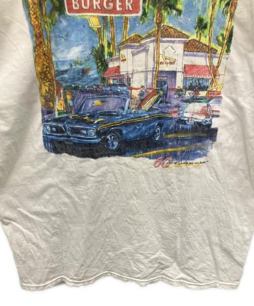 Hanes BEEFY（ヘインズビーフィー）Hanes BEEFY (ヘインズビーフィー) 半袖カットソー ホワイト サイズ:XLの古着・服飾アイテム