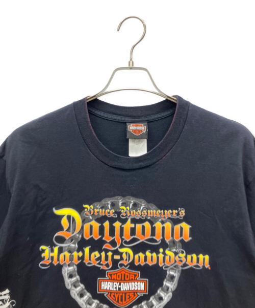 HARLEY-DAVIDSON（ハーレーダビッドソン）HARLEY-DAVIDSON (ハーレーダビッドソン) 半袖Tシャツ ブラック サイズ:XLの古着・服飾アイテム