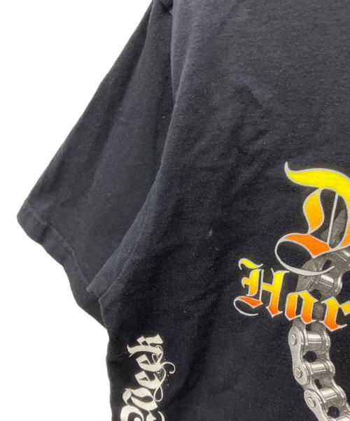 HARLEY-DAVIDSON（ハーレーダビッドソン）HARLEY-DAVIDSON (ハーレーダビッドソン) 半袖Tシャツ ブラック サイズ:XLの古着・服飾アイテム