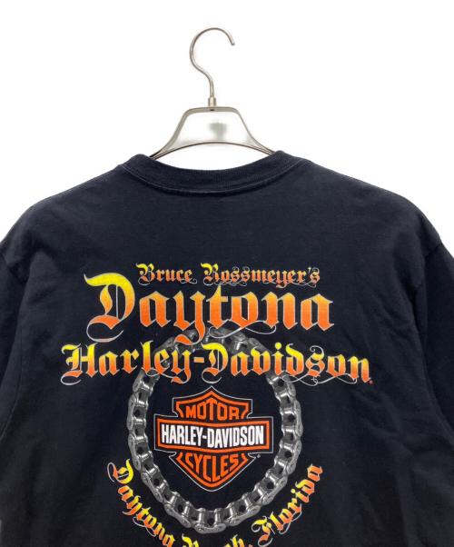 HARLEY-DAVIDSON（ハーレーダビッドソン）HARLEY-DAVIDSON (ハーレーダビッドソン) 半袖Tシャツ ブラック サイズ:XLの古着・服飾アイテム