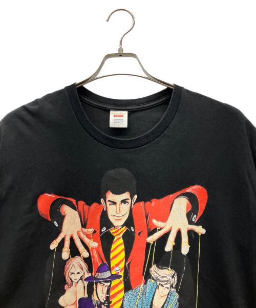 SUPREME（シュプリーム）SUPREME (シュプリーム) UNDERCOVER (アンダーカバー) ルパン三世 (ルパンサンセイ) 半袖Tシャツ ブラック サイズ:Lの古着・服飾アイテム