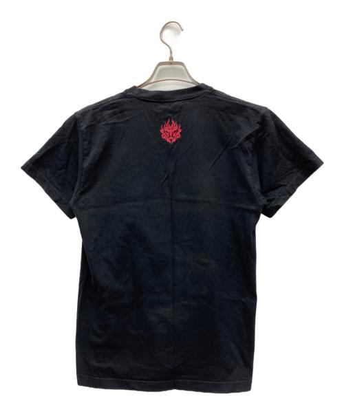 ROCK1（-）ROCK1 (-) 半袖カットソー ブラック サイズ:MEDEUMの古着・服飾アイテム