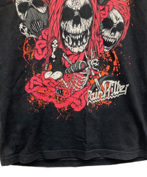 ROCK1（-）ROCK1 (-) 半袖カットソー ブラック サイズ:MEDEUMの古着・服飾アイテム