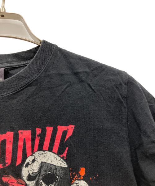ROCK1（-）ROCK1 (-) 半袖カットソー ブラック サイズ:MEDEUMの古着・服飾アイテム