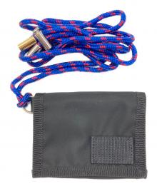 sacai×PORTER（サカイ×ポーター）の古着「3つ折り財布」｜ブラック