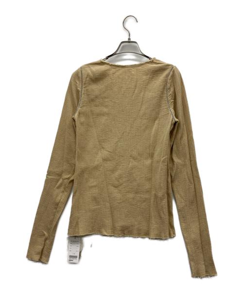pheeta（フィータ）pheeta (フィータ) Ratna ロングスリーブブラウス ベージュ サイズ:F 未使用品の古着・服飾アイテム