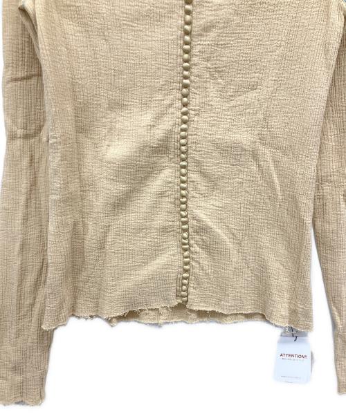 pheeta（フィータ）pheeta (フィータ) Ratna ロングスリーブブラウス ベージュ サイズ:F 未使用品の古着・服飾アイテム