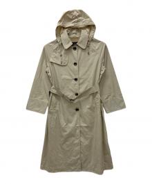 Aquascutum（アクアスキュータム）の古着「ナイロントレンチコート」｜ベージュ