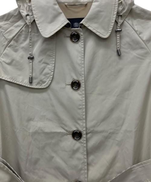 Aquascutum（アクアスキュータム）Aquascutum (アクアスキュータム) ナイロントレンチコート ベージュ サイズ:Mの古着・服飾アイテム