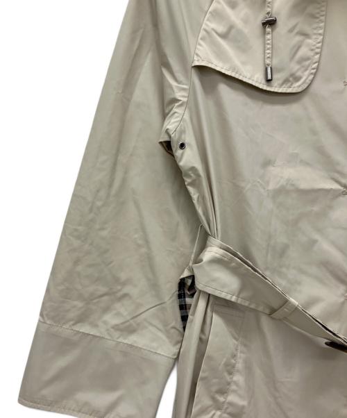 Aquascutum（アクアスキュータム）Aquascutum (アクアスキュータム) ナイロントレンチコート ベージュ サイズ:Mの古着・服飾アイテム