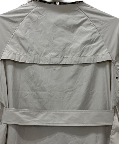 Aquascutum（アクアスキュータム）Aquascutum (アクアスキュータム) ナイロントレンチコート ベージュ サイズ:Mの古着・服飾アイテム