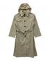 Aquascutum（アクアスキュータム）の古着「ナイロントレンチコート」｜ベージュ
