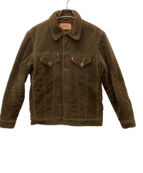 LEVI'S（リーバイス）LEVI'S (リーバイス) 裏ボアコーデュロイジャケット ブラウン サイズ:Lの古着・服飾アイテム