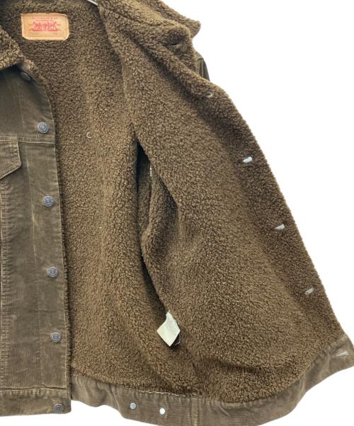 LEVI'S（リーバイス）LEVI'S (リーバイス) 裏ボアコーデュロイジャケット ブラウン サイズ:Lの古着・服飾アイテム