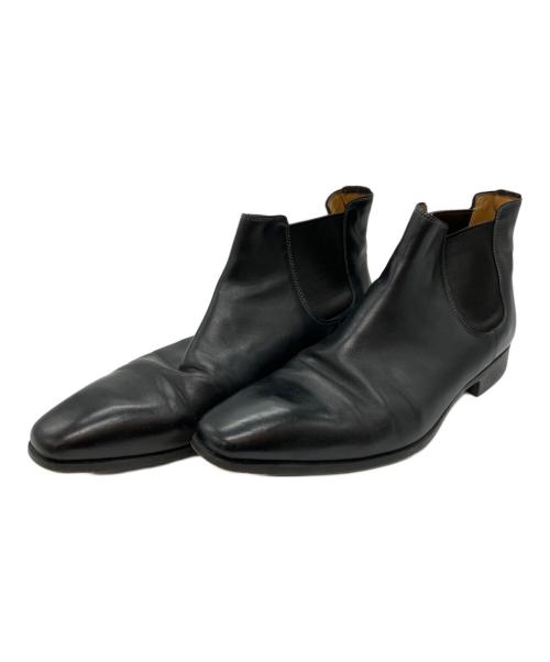 Santoni（サントーニ）Santoni (サントーニ) サイドゴアブーツ ブラック サイズ:71/2の古着・服飾アイテム