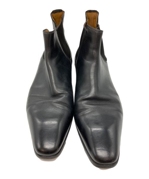 Santoni（サントーニ）Santoni (サントーニ) サイドゴアブーツ ブラック サイズ:71/2の古着・服飾アイテム