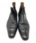 中古・古着 Santoni (サントーニ) サイドゴアブーツ ブラック サイズ:71/2：8000円