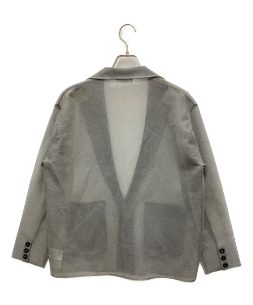Snidel（スナイデル）Snidel (スナイデル) バリエニットジャケット グレー サイズ:Fの古着・服飾アイテム