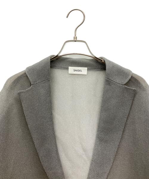 Snidel（スナイデル）Snidel (スナイデル) バリエニットジャケット グレー サイズ:Fの古着・服飾アイテム
