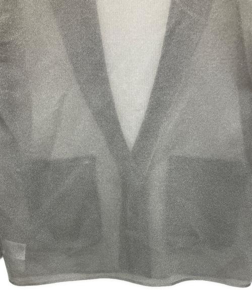 Snidel（スナイデル）Snidel (スナイデル) バリエニットジャケット グレー サイズ:Fの古着・服飾アイテム