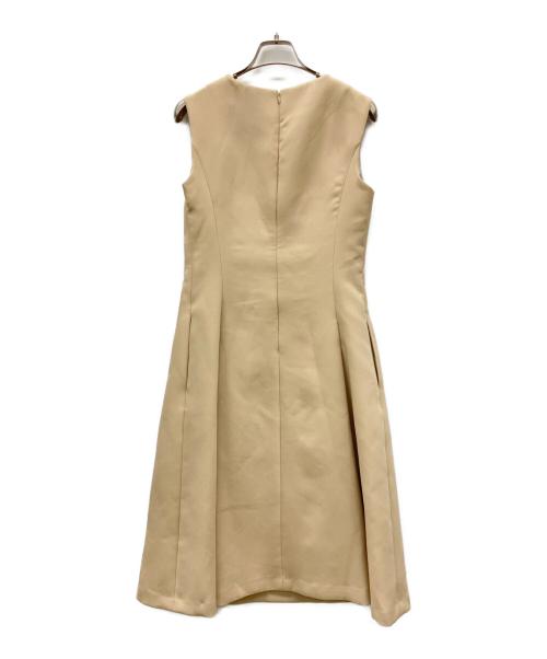 CELFORD（セルフォード）CELFORD (セルフォード) ノースリーブ・キャミソールワンピース ベージュ サイズ:36の古着・服飾アイテム