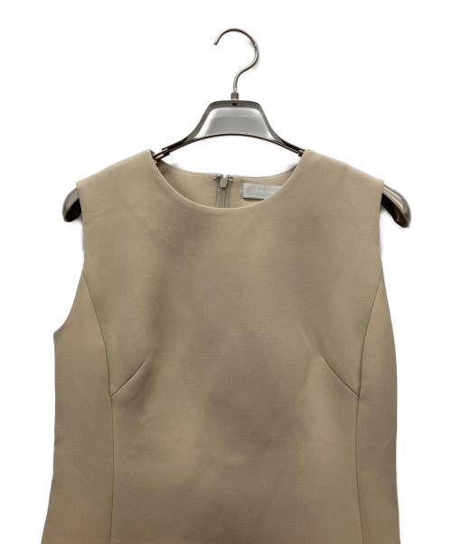 CELFORD（セルフォード）CELFORD (セルフォード) ノースリーブ・キャミソールワンピース ベージュ サイズ:36の古着・服飾アイテム