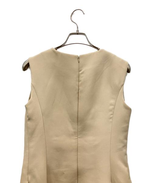 CELFORD（セルフォード）CELFORD (セルフォード) ノースリーブ・キャミソールワンピース ベージュ サイズ:36の古着・服飾アイテム