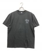 stussyステューシー）の古着「半袖カットソー」｜ブラック