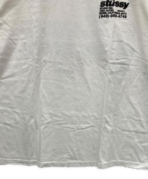 stussy（ステューシー）stussy (ステューシー) Dyed Tee ホワイト サイズ:Lの古着・服飾アイテム