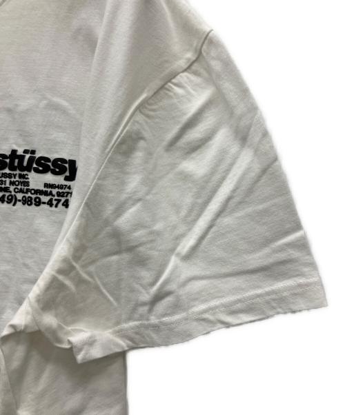 stussy（ステューシー）stussy (ステューシー) Dyed Tee ホワイト サイズ:Lの古着・服飾アイテム