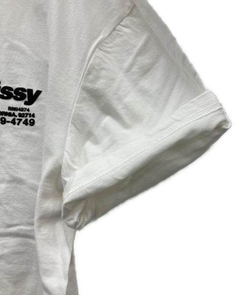 stussy（ステューシー）stussy (ステューシー) Dyed Tee ホワイト サイズ:Lの古着・服飾アイテム