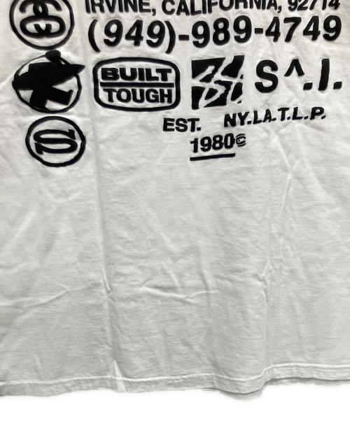stussy（ステューシー）stussy (ステューシー) Dyed Tee ホワイト サイズ:Lの古着・服飾アイテム