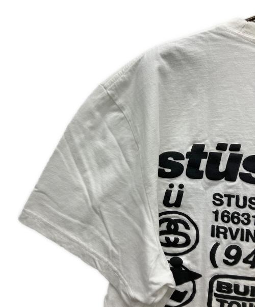 stussy（ステューシー）stussy (ステューシー) Dyed Tee ホワイト サイズ:Lの古着・服飾アイテム