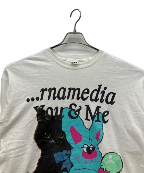 RNA（アールエヌエー）RNA (アールエヌエー) キャット&ラビットロンT ホワイト サイズ:Mの古着・服飾アイテム