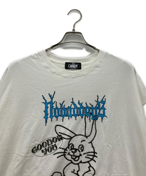 Candy Stripper（キャンディーストリッパー）Candy Stripper (キャンディーストリッパー) 半袖カットソー ホワイト サイズ:2の古着・服飾アイテム