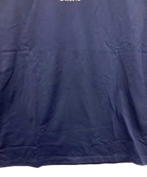 LACOSTE（ラコステ）LACOSTE (ラコステ) ワンポイント刺しゅう長袖Tシャツ ネイビー サイズ:40の古着・服飾アイテム