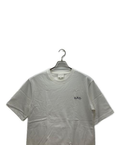 A.P.C.（アーペーセー）A.P.C. (アーペーセー) 半袖カットソー ホワイト サイズ:XSの古着・服飾アイテム