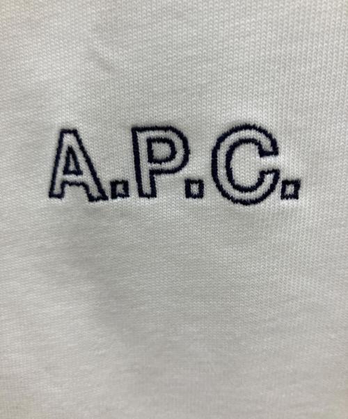 A.P.C.（アーペーセー）A.P.C. (アーペーセー) 半袖カットソー ホワイト サイズ:XSの古着・服飾アイテム